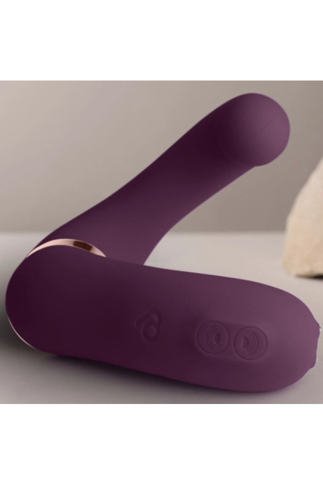 ROCKS-OFF - GEMINI DOPPIO VIBRATORE STIMOLATORE DEL CLITORIDE PUNTO G VIOLA