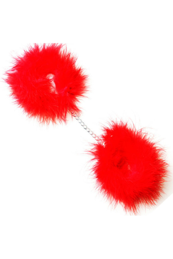 GIOCO SEGRETO - MANETTE MARABOU ROSSO