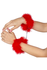 GIOCO SEGRETO - MANETTE MARABOU ROSSO