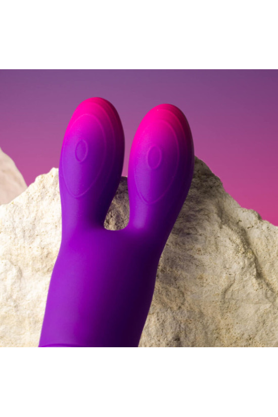 ROCKS-OFF - VIBRATORE FLESSIBILE GLO-GIRL BUNNY VIOLA