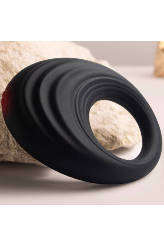 ROCKS-OFF - ANELLO VIBRANTE PER PENE SPIRE NERO