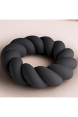ROCKS-OFF - ANELLO MASTURBATORE TWIST IN SILICONE NERO