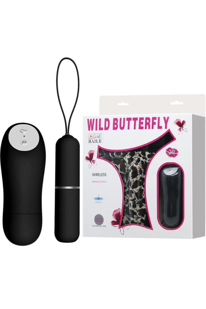 BAILE - PERIZOMA CON PROIETTILE VIBRANTE E TELECOMANDO NERO