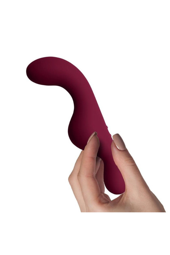ROCKS-OFF - VIBRATORE PER PUNTO G ROSSO RUBY GLOW