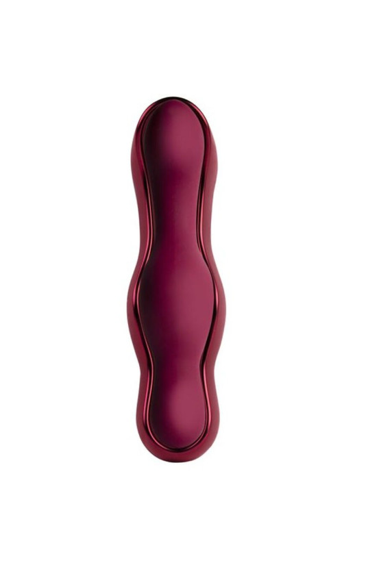 ROCKS-OFF - VIBRATORE PER PUNTO G ROSSO RUBY GLOW