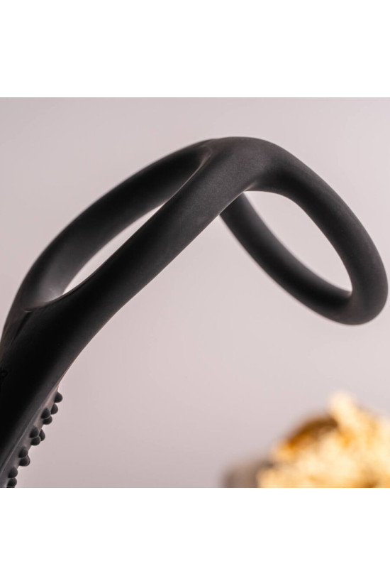 ROCKS-OFF - RO-ZEN RRO PLUG ANALE CON ANELLO VIBRANTE PER IL PENE NERO