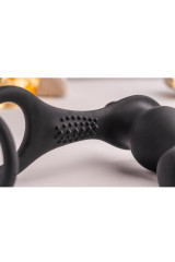 ROCKS-OFF - RO-ZEN RRO PLUG ANALE CON ANELLO VIBRANTE PER IL PENE NERO