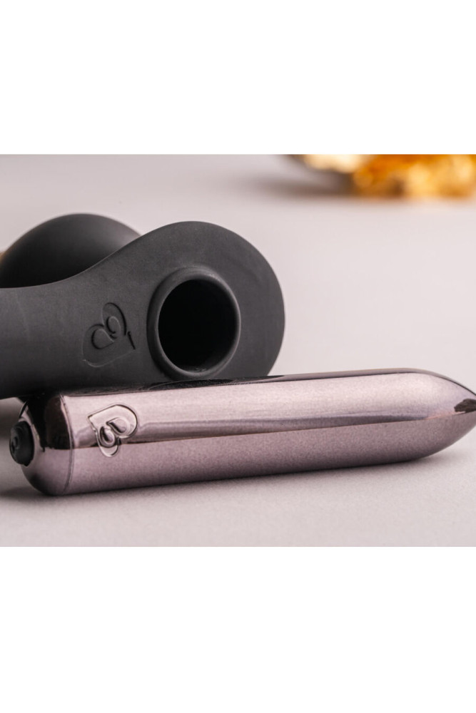 ROCKS-OFF - RO-ZEN RRO PLUG ANALE CON ANELLO VIBRANTE PER IL PENE NERO