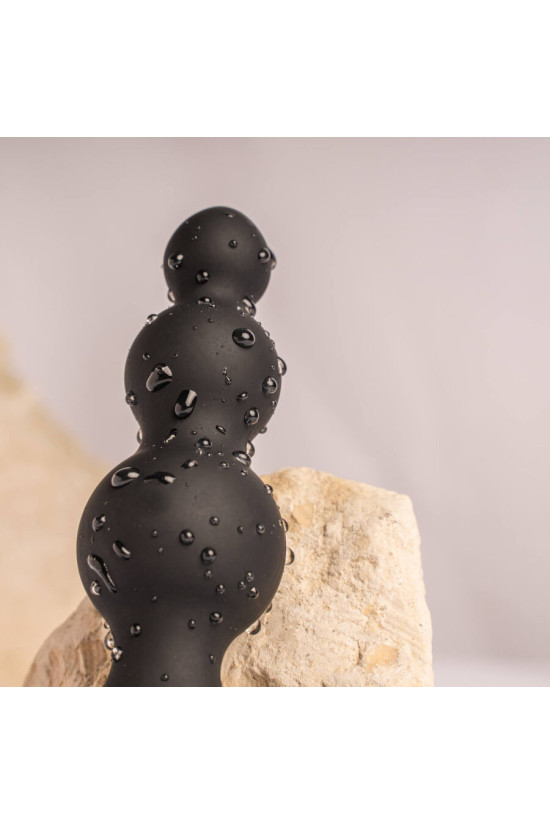 ROCKS-OFF - PETITE SENSATIONS BUBBLES PLUG ANALE VIBRATORE NERO