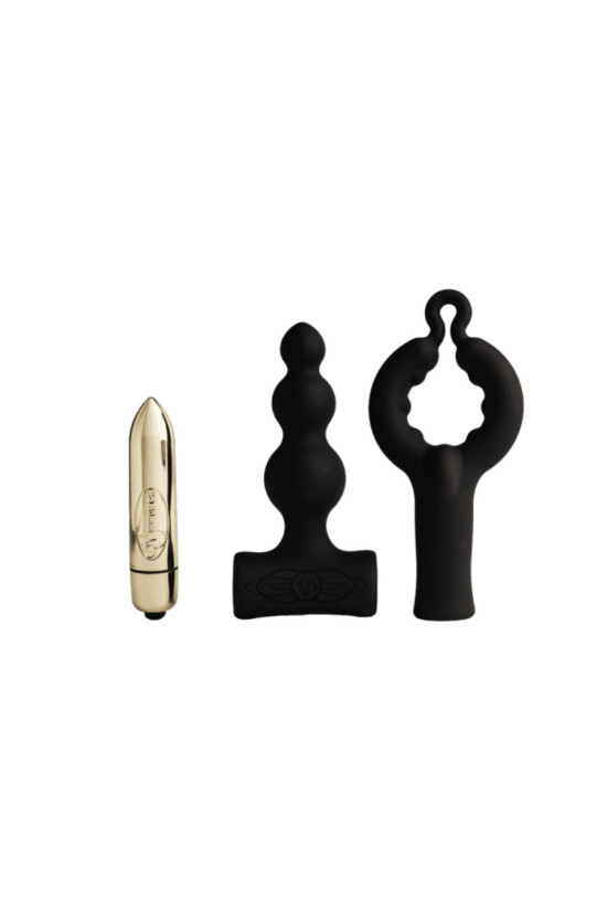 ROCKS-OFF - PETITE SENSATIONS BUBBLES PLUG ANALE VIBRATORE NERO