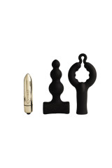 ROCKS-OFF - PETITE SENSATIONS BUBBLES PLUG ANALE VIBRATORE NERO