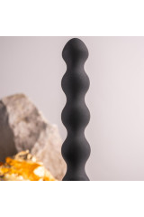 ROCKS-OFF - PETITE SENSATIONS PEARLS PLUG ANALE VIBRATORE NERO