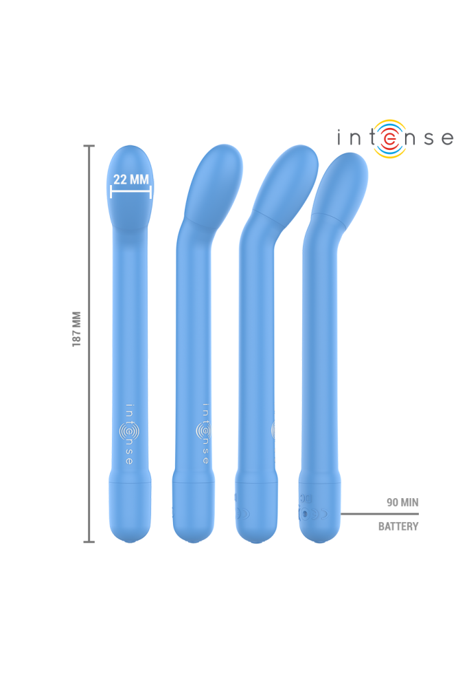 INTENSE - KARLIE STIMOLATORE PUNTO G RICARICABILE BLU