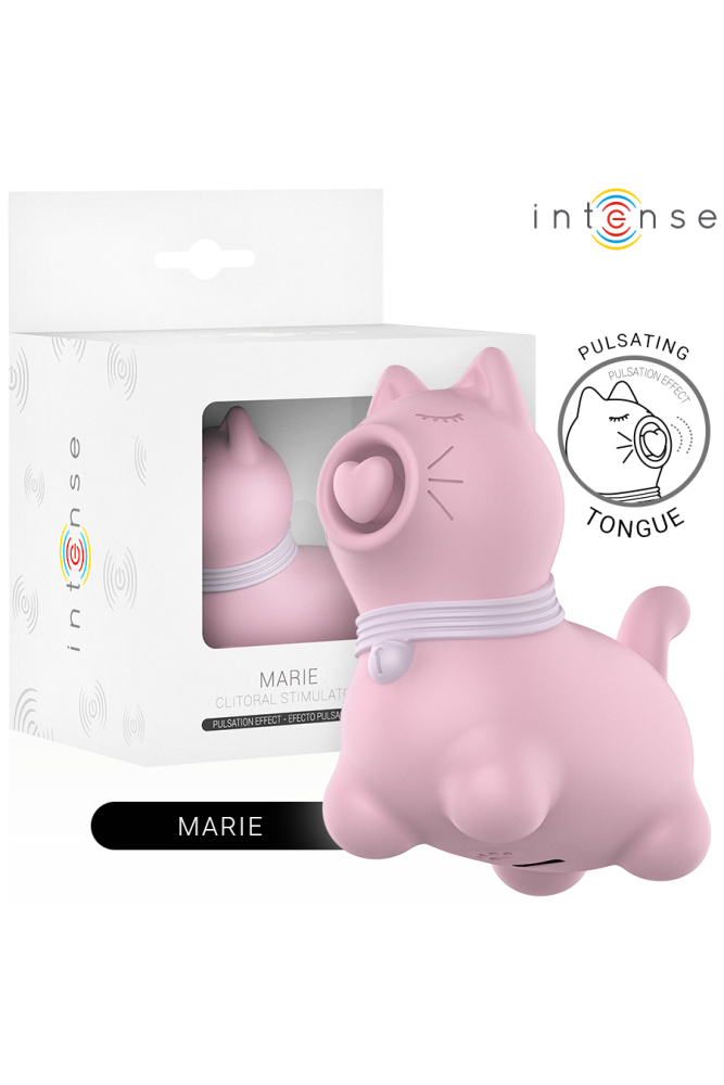 INTENSE - STIMOLATORE DELLA LINGUA CON EFFETTO PULSAZIONE MARIE PINK