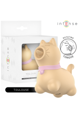 INTENSE - STIMOLATORE TOLOSA CON LINGUA ROTANTE A 360° GIALLO