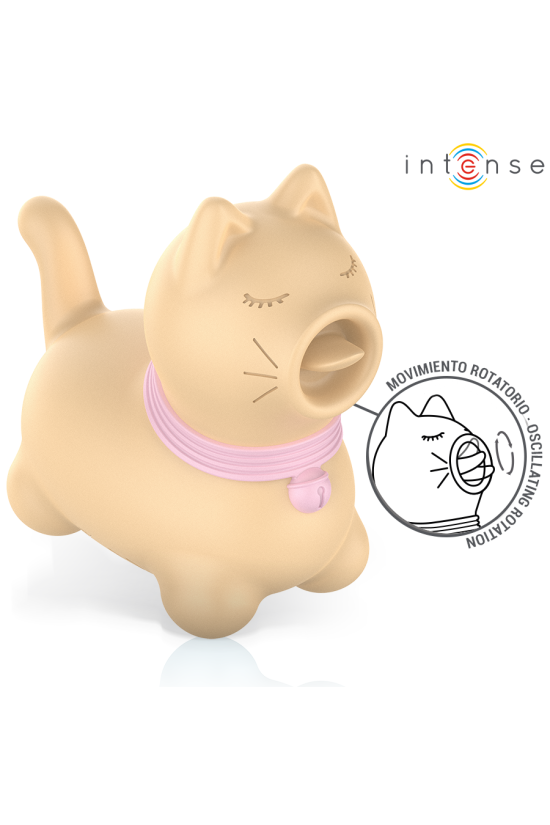 INTENSE - STIMOLATORE TOLOSA CON LINGUA ROTANTE A 360° GIALLO