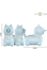 INTENSE - STIMOLATORE DUCHESS CON LINGUA ROTANTE 360º BLU