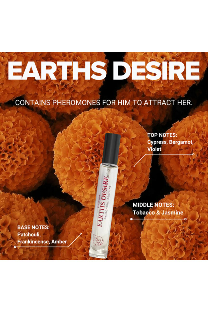 EYE OF LOVE - BLOOM MASCHILE SATIVA PARFUM EARTHS DESIRE 30 ML