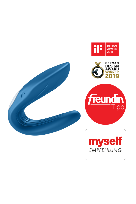 SATISFYER - PARTNER TOY WHALE VIBRATOR STIMOLANTE ENTRAMBI I PARTNER EDIZIONE 2020