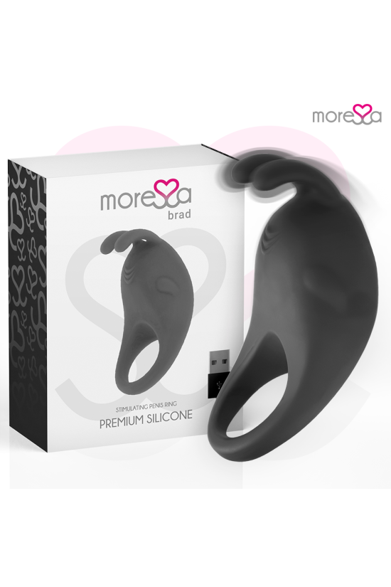 MORESSA - BRAD PREMIUM SILICONE RICARICABILE NERO