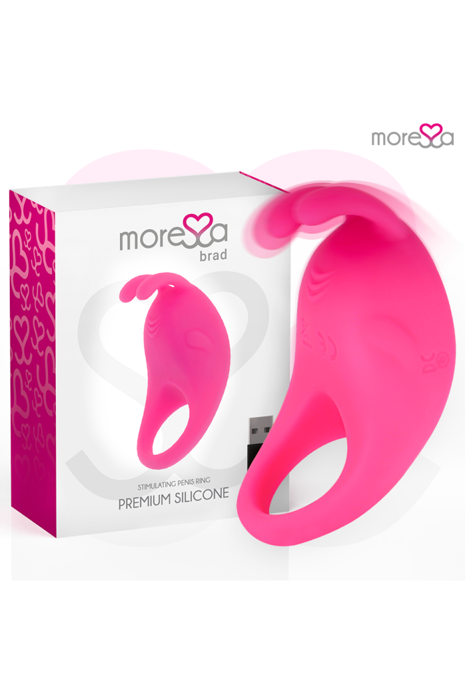 MORESSA - BRAD PREMIUM SILICONE RICARICABILE ROSA