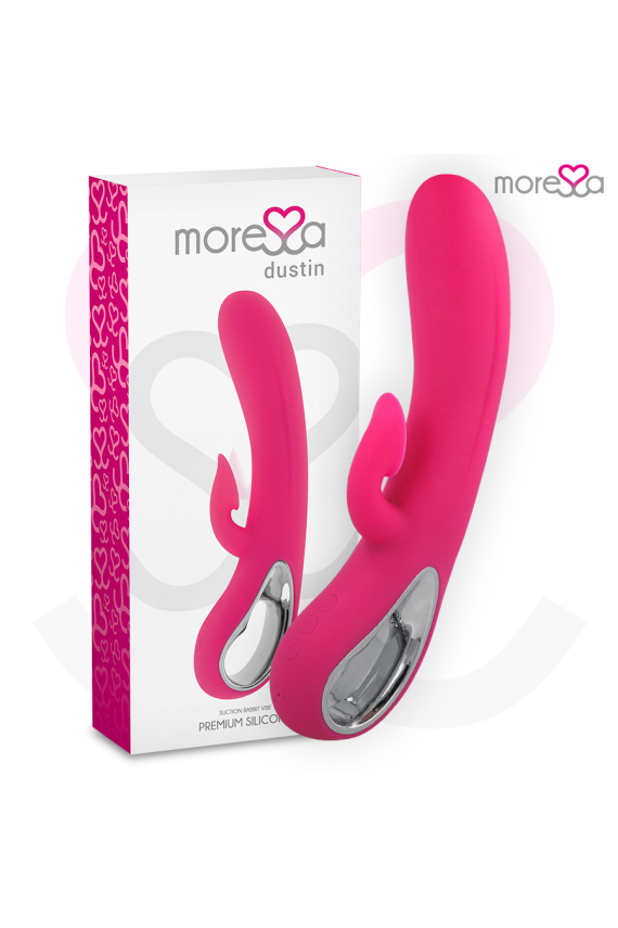 MORESSA - DUSTIN ASPIRAZIONE CLITORIDEA E VIBRAZIONE POTENTE SILICONE PREMIUM RICARICABILE