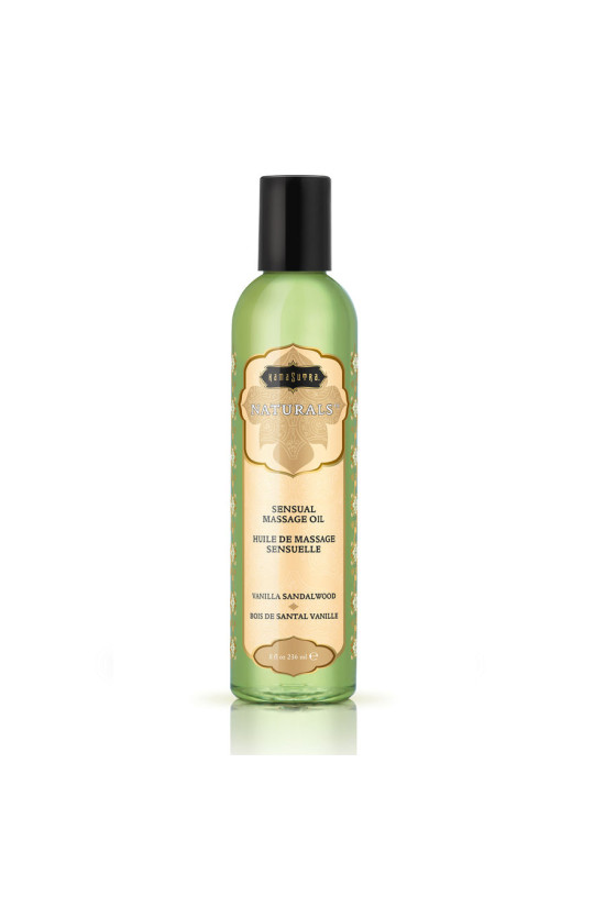KAMASUTRA - OLIO DA MASSAGGIO ALLA VANIGLIA CON LEGNO DI SANDALO 236ML