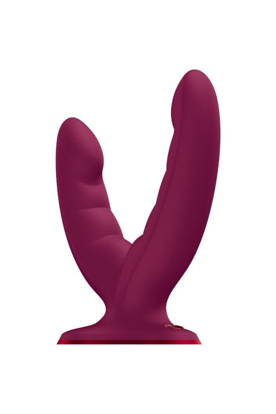 FUN FACTORY - RYDE DOPPIO DILDO ROSSO VINO