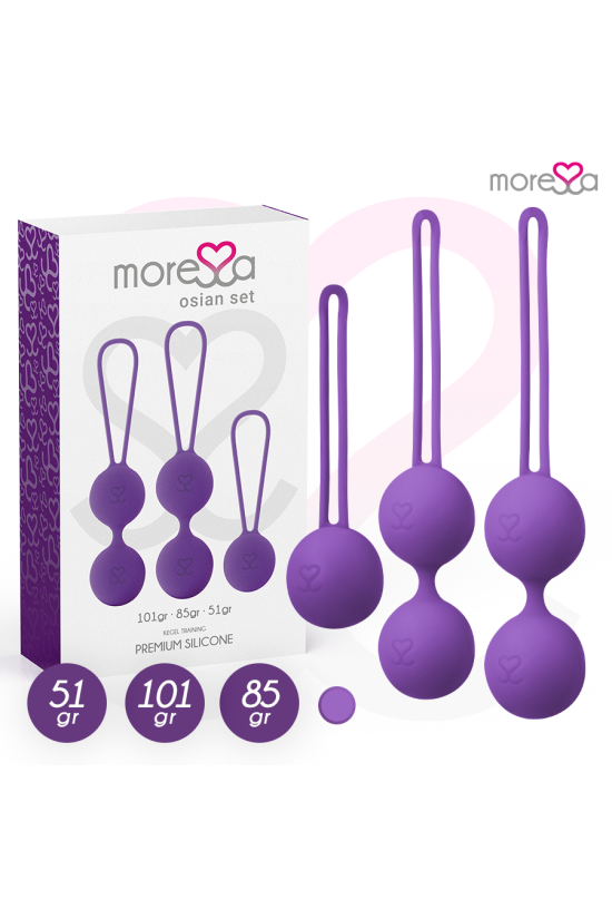 MORESSA - OSIAN SET PREMIUM IN SILICONE LILLA