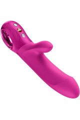 FUN FACTORY - BI STRONIC EMBRACE THRUSTING RABBIT PULSATORS MAGENTA