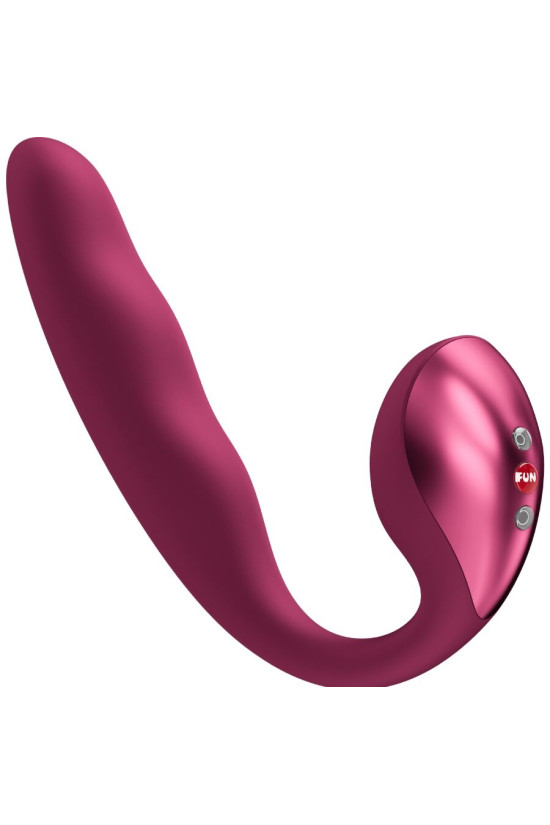 FUN FACTORY - VIBRATORE ALLEGRO INSERIBILE A DOPPIO IMPULSO D'ARIA ROSSO VINO