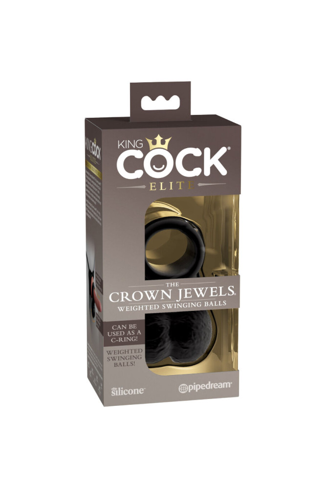 KING COCK - LE PALLE OSCILLANTI PESATE CROWN JEWELS IN SILICONE