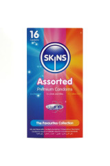 SKINS - CONFEZIONE ASSORTITA DI PREMIUM CONSERVANTI 16 PEZZI