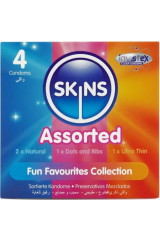 SKINS - CONFEZIONE DA 4 PRESERVATIVI ASSORTITI PREMIUM