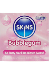 SKINS - BUBBLEGUM PREMIUM CONDOM CONFEZIONE DA 4