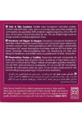 SKINS - DOTS & RIBS PREMIUM CONDOMS CONFEZIONE DA 4