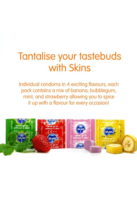 SKINS - PRESERVATIVI MULTIGUSTO PREMIUM CONFEZIONE DA 16
