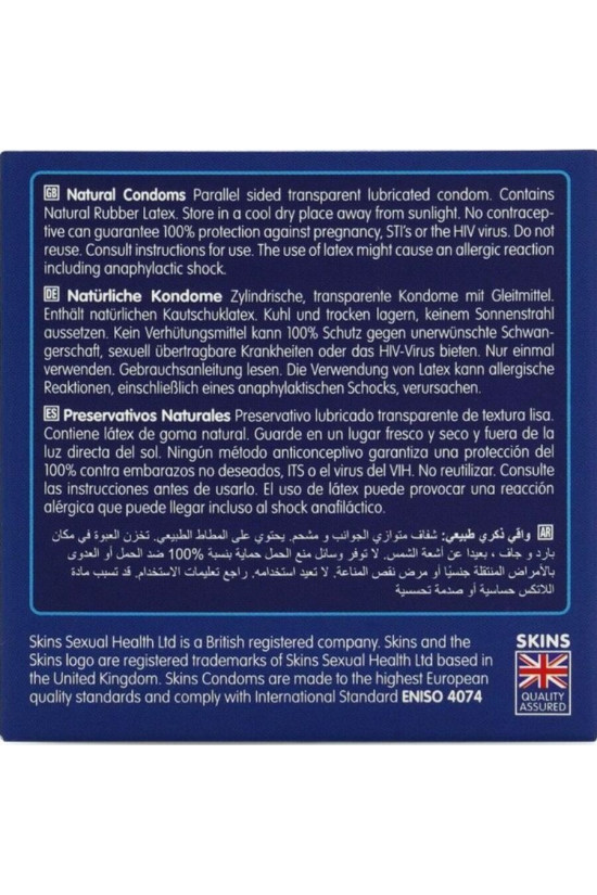 SKINS - PRESERVATIVI NATURALI PREMIUM CONFEZIONE DA 4