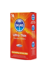 SKINS - PRESERVATIVI ULTRA SOTTILI PREMIUM CONFEZIONE DA 16