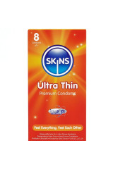 SKINS - PRESERVATIVI ULTRA SOTTILI PREMIUM CONFEZIONE DA 8