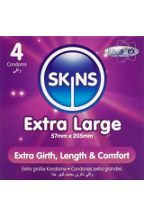 SKINS - PRESERVATIVI EXTRA LARGE PREMIUM CONFEZIONE DA 4