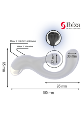 IBIZA - STIMOLATORE VIBRANTE E ROTANTE