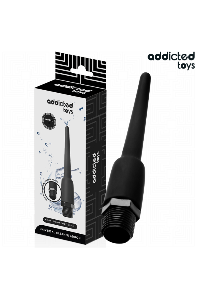ADDICTED TOYS - PULITORE ANALE CON ADATTATORE UNIVERSALE MODELLO 1