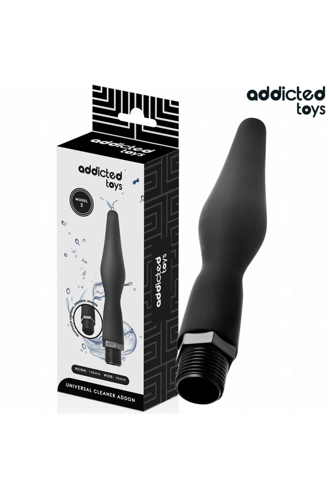 ADDICTED TOYS - PULITORE ANALE CON ADATTATORE UNIVERSALE MODELLO 2
