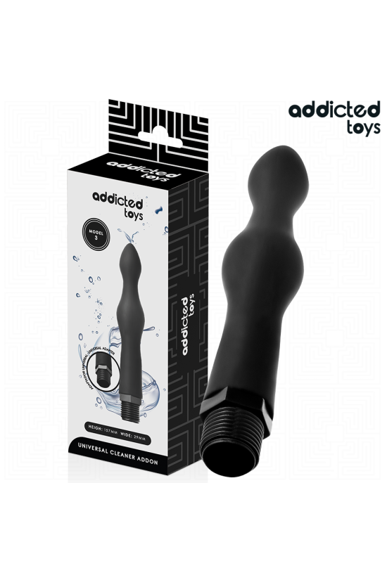 ADDICTED TOYS - PULITORE ANALE CON ADATTATORE UNIVERSALE MODELLO 3