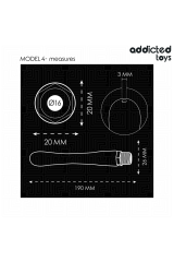 ADDICTED TOYS - PULITORE ANALE CON ADATTATORE UNIVERSALE MODELLO 4