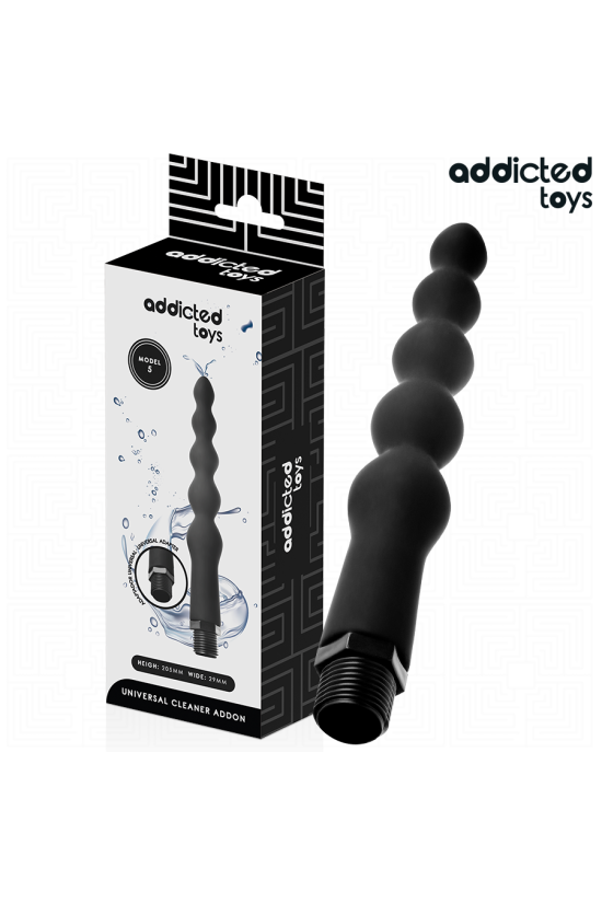 ADDICTED TOYS - PULITORE ANALE CON ADATTATORE UNIVERSALE MODELLO 5