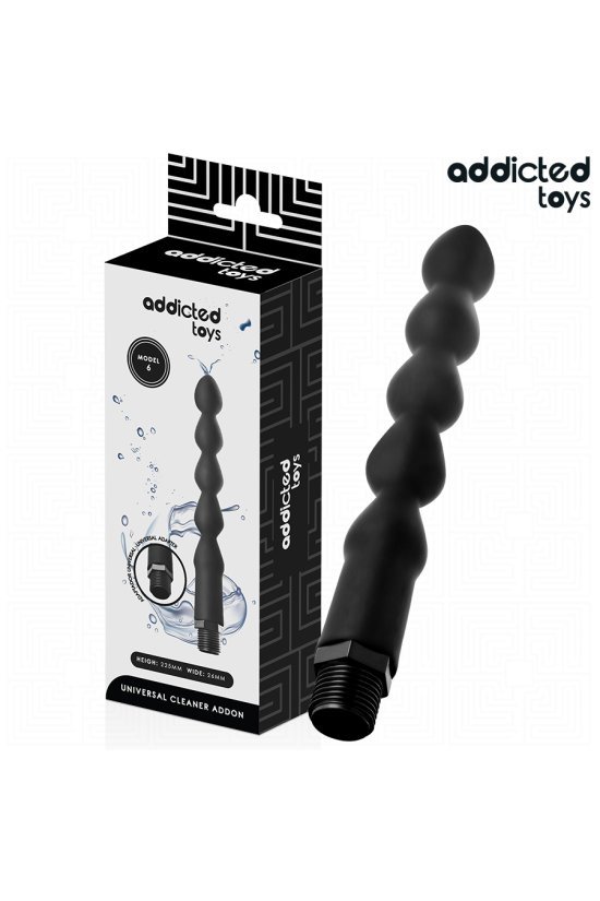 ADDICTED TOYS - PULITORE ANALE CON ADATTATORE UNIVERSALE MODELLO 6