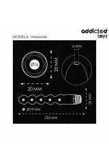 ADDICTED TOYS - PULITORE ANALE CON ADATTATORE UNIVERSALE MODELLO 6