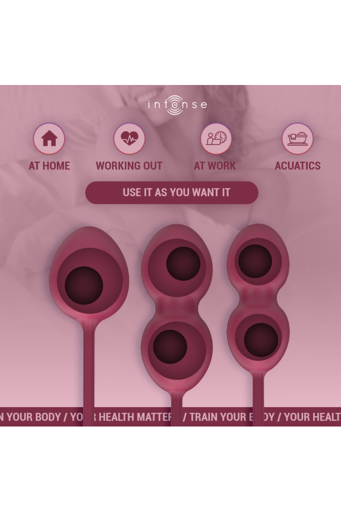 INTENSE - KIT PALLINE KEGEL CHARLI BORDEAUX